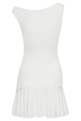 Irving Off Shoulder Slinky Mini Dress - Ivory